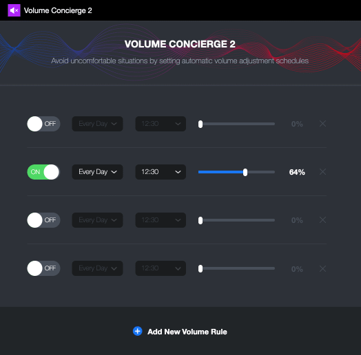 Volume Concierge freeware screenshot
