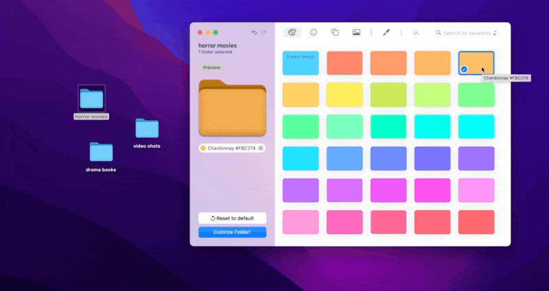 Create Your Own Color for Folders