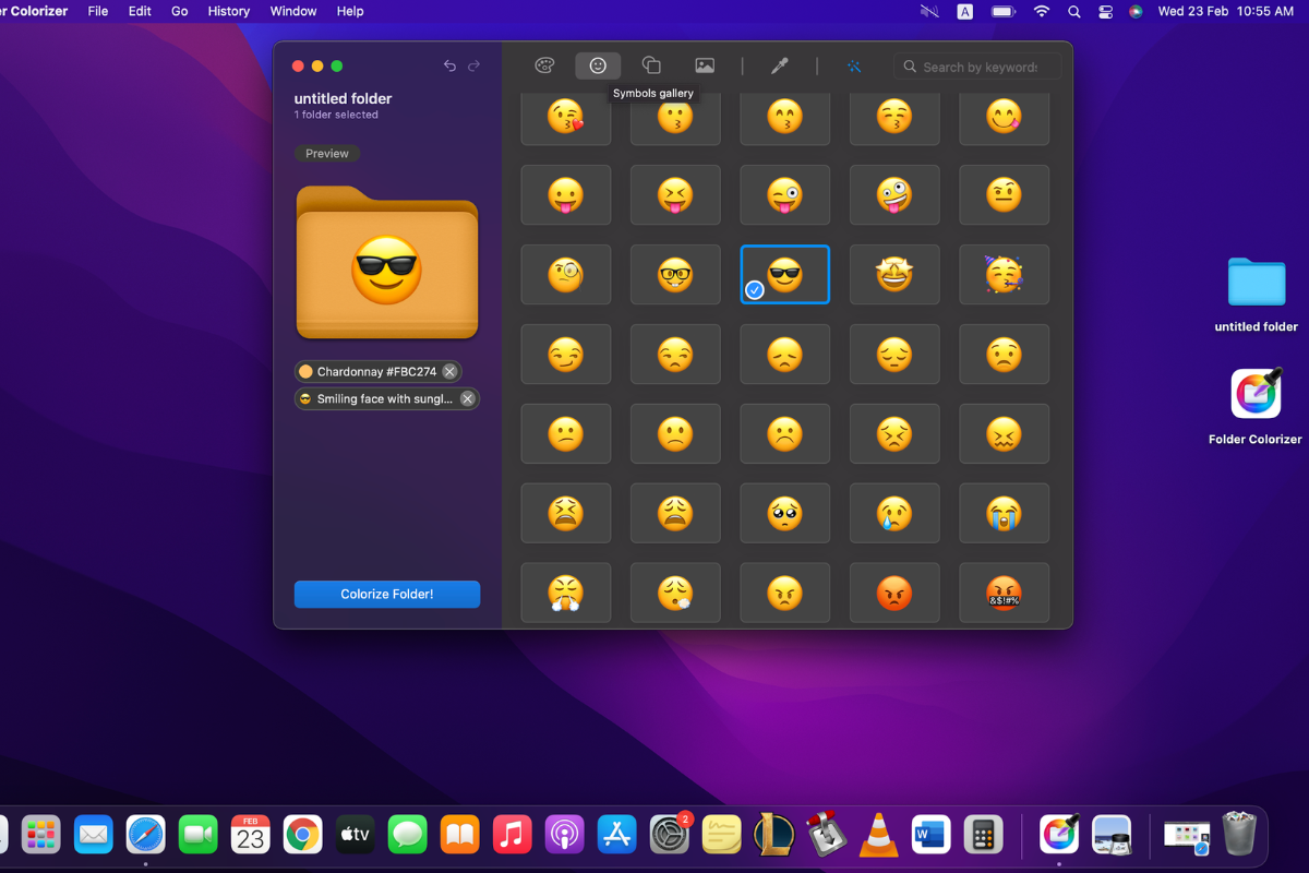 Add An Emoji To Your Folder Icon