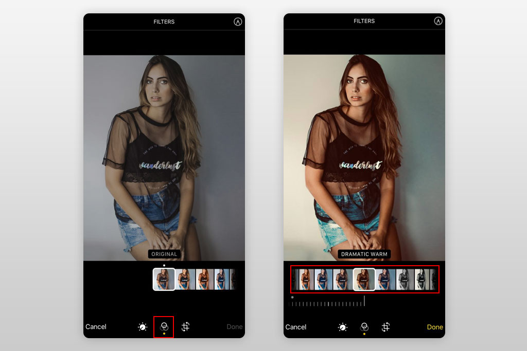 Apply Custom Filters To Edit Photos On Iphone