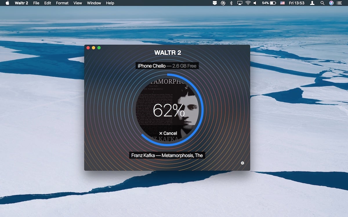 WALTR 2 transfiriendo audiolibros al iPhone