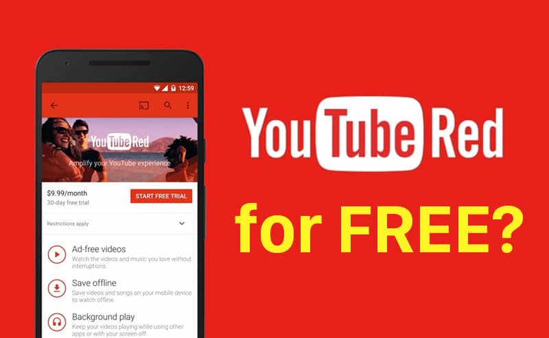 YouTube Red gratis