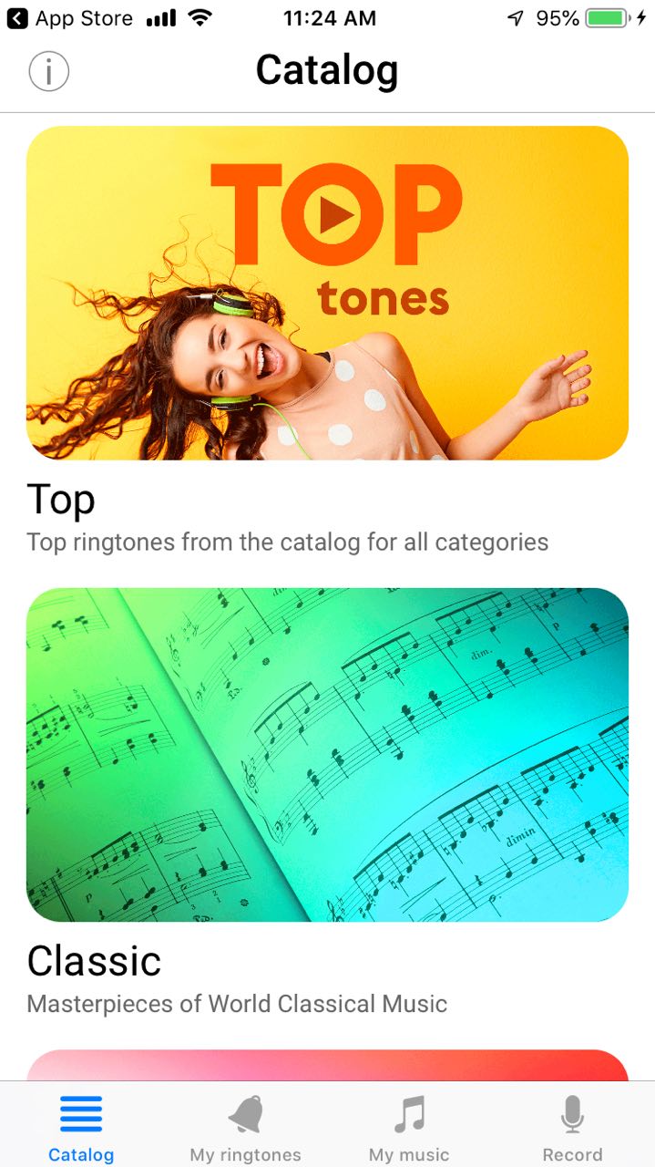 Ringtones for iPhone: Melodize