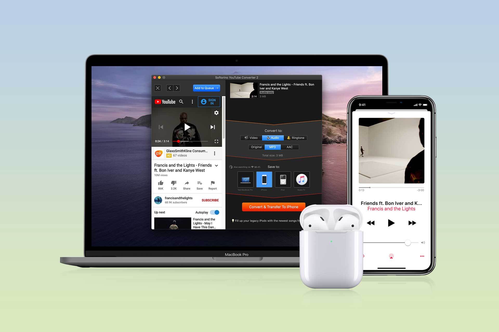SYC helps listen to YouTube music offline