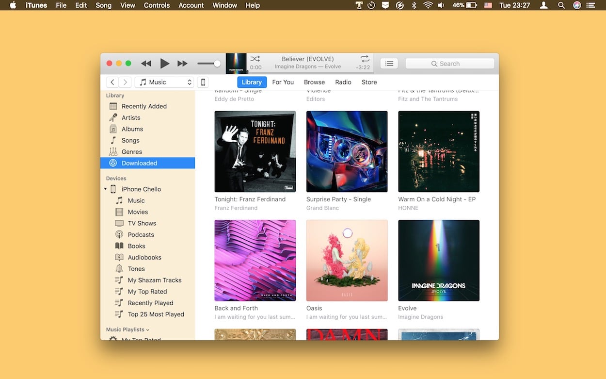 Download music directly to your iTunes library