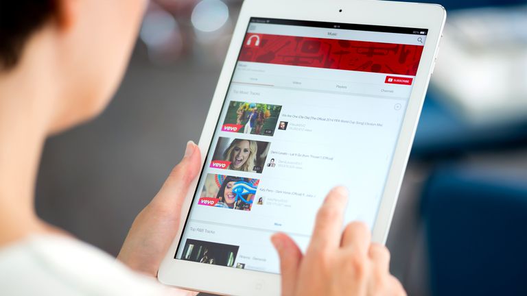 YouTube Premium on iPad
