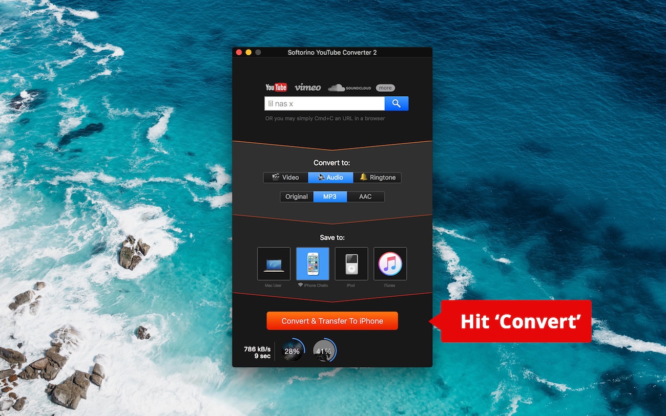 Convert and rip YouTube to MP3 in iPhone in 3 quick steps