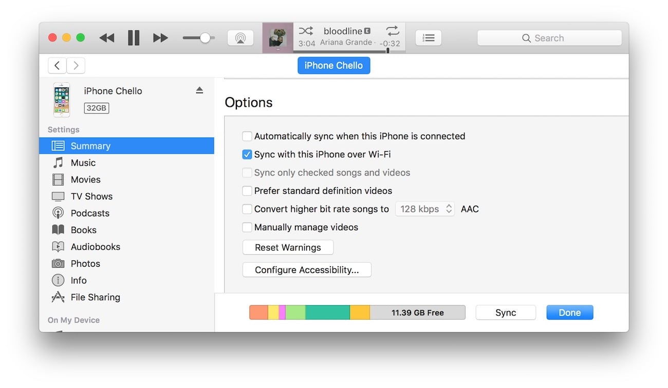  iTunes is the good old solution to transfer music from iPhone to computer