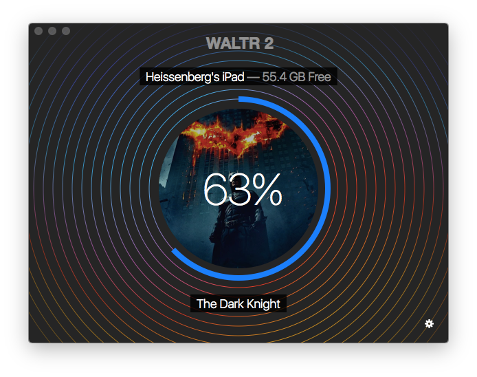 WALTR is transferring AVI to iPad