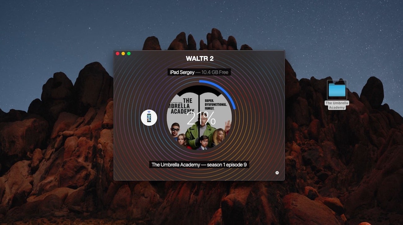  WALTR 2 is converting movies to iPad on-the-fly