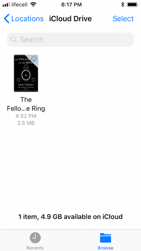 PDF zur iBooks auf iPhone