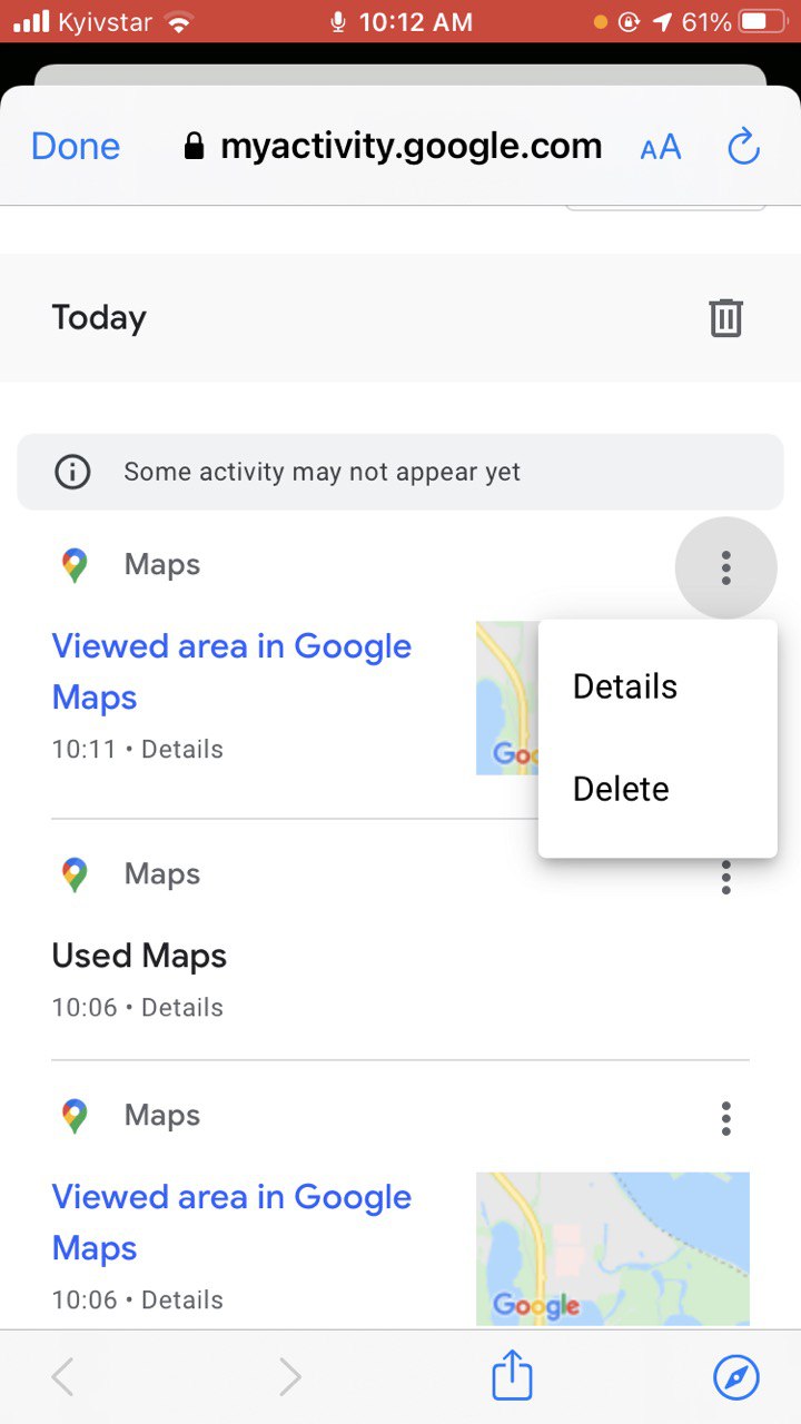 How to Delete your Google Maps Search History on iPhone in Few Minutes