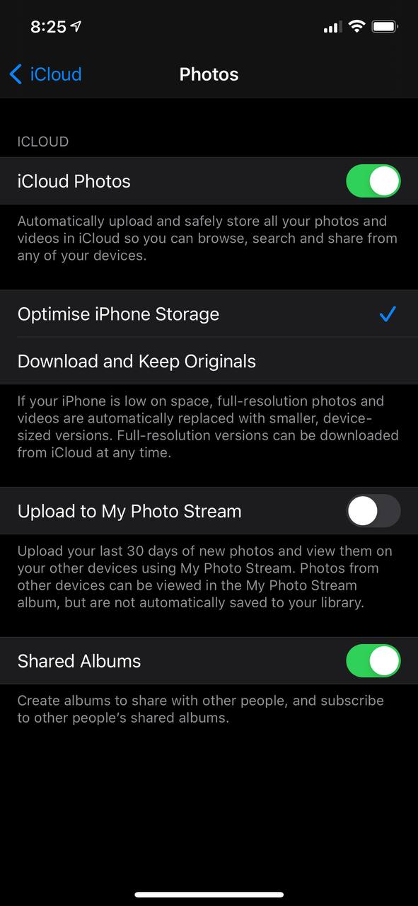 upload photos to iCloud from iPhone
