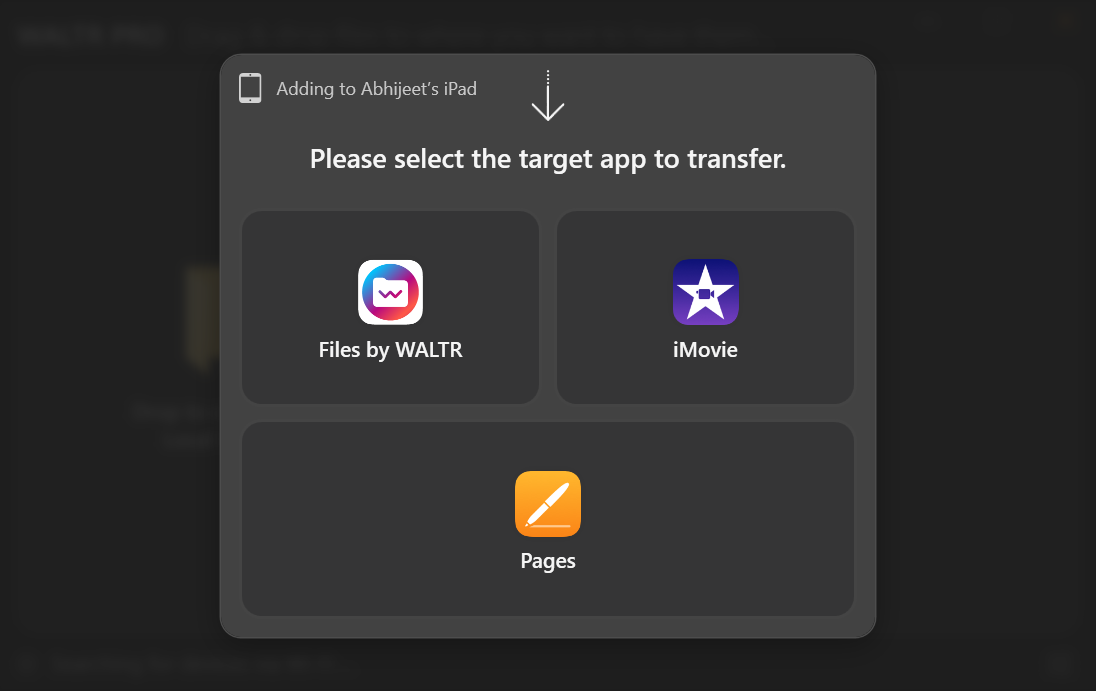 To Add A File To Other Supported Apps